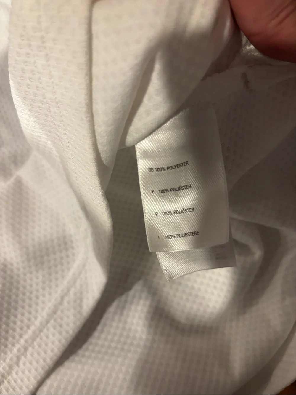 The North Face Men’s vapor weave White Half-Zip Performance Polo xl never worn